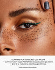 Avon Glimmerstick Retractable Shimmer Eyeliner Emerald Glow