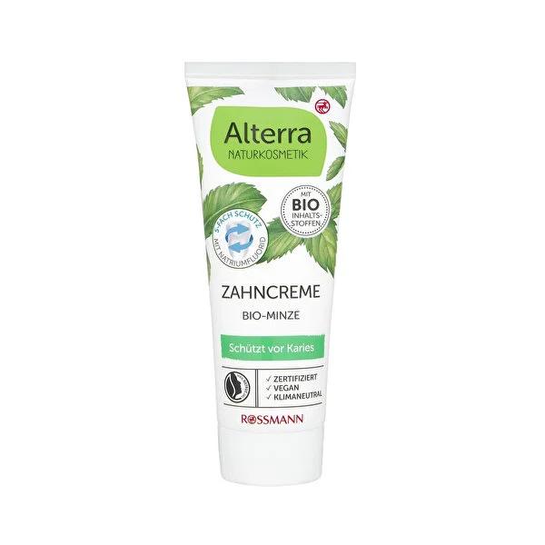 Alterra Organic Toothpaste with Organic Mint - 5 Times Effective, Vegan, Natrue Certified, Natural Oral Care Alterra Organic Toothpaste - Natural Oral Care for a Healthier Smile organic toothpaste, vegan oral care, Natrue certified toothpaste, natural toothpaste with mint, tooth decay prevention toothpaste, healthy oral care, natural ingredients, vegan toothpaste, sensitive teeth, gums care, oral hygiene, eco-friendly toothpaste, cruelty-free oral care
