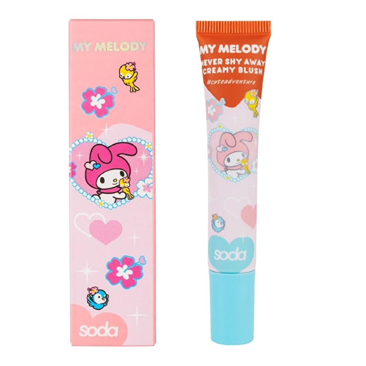 Soda Hello Kitty Cream Blush 002 Be Brave - Natural-Looking Cheek Color with High Pigmentation Hello Kitty Cream Blush - Natural Flush with High Pigmentation Hello Kitty makeup, cream blush, kawaii cosmetics, natural-looking cheek color, high pigmentation blush, makeup for sensitive skin, cute makeup products, Hello Kitty cosmetics, easy-to-apply blush, long-lasting cheek color