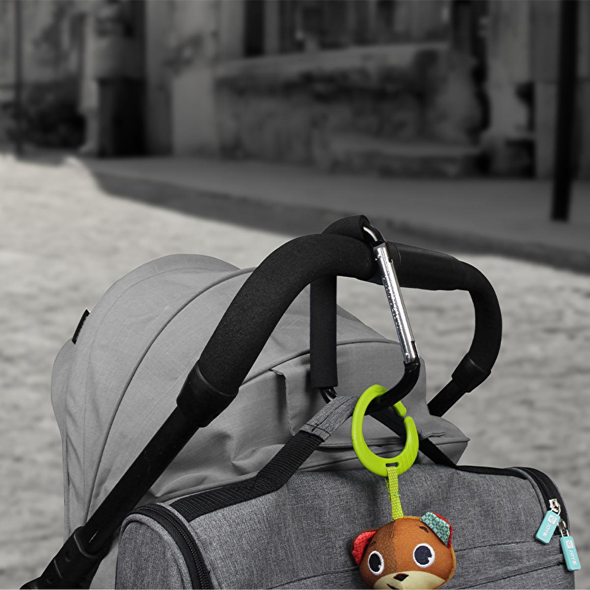 Babyjem - Durable Baby Stroller Hook with Anti-Slip Foam - Organize Essentials Effortlessly Babyjem Stroller Hook - Durable & Anti-Slip baby stroller hook, stroller accessory, baby stroller organizer, stroller hook, baby carriage hook, baby essentials organizer, practical stroller solutions, durable stroller hook, lightweight stroller accessory