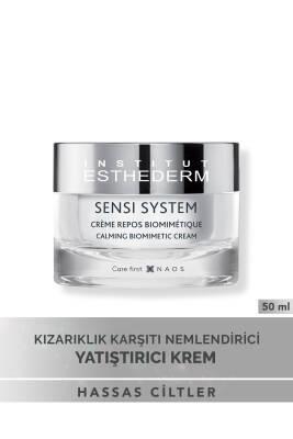 Institut Esthederm Calming Biomimetic Cream | Soothes Irritated Skin & Strengthens Defenses | Fragrance-Free Facial Cream Institut Esthederm Calming Cream: Sensitive Skin Relief calming cream, sensitive skin cream, fragrance-free moisturizer, soothing face cream, irritated skin relief, dermatological skin care, biomimetic cream, makeup base sensitive skin, facial cream, moisturizer, sensitive skin, irritated skin, redness relief, fragrance-free, makeup base, skin care, beauty, skin barrier, skin defense, so