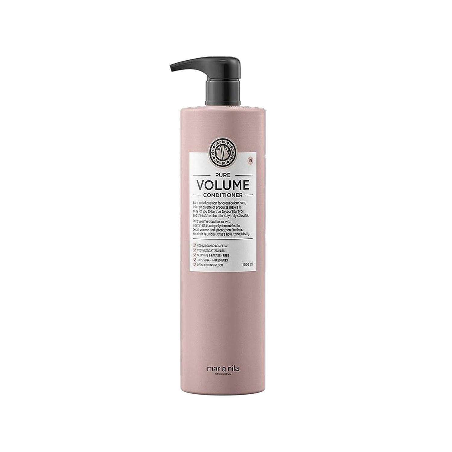 Maria Nila Pure Volume 1000ml Hair Care Cream for Volumizing and Nourishing - 33.81 fl oz Maria Nila Pure Volume Hair Care Cream 1000ml hair care cream, volumizing hair product, Maria Nila Pure Volume, 1000 ml hair care, hair volume cream, hair care, volumizing hair care, nourishing hair cream, large volume hair care, Maria Nila hair products