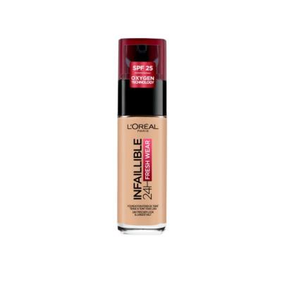 loreal-paris-infaillible-24h-fresh-wear-foundation-120-vanilla, loreal-paris-fresh-wear-foundation-bottle-120-vanilla L'Oréal Paris Infaillible 24H Fresh Wear Foundation - 120 Vanilla L'Oréal Paris Infaillible Foundation - 120 Vanilla loreal-paris, infaillible-foundation, makeup, foundation, spf-25, long-lasting, breathable, teenager-friendly, adult-makeup, ai-generated