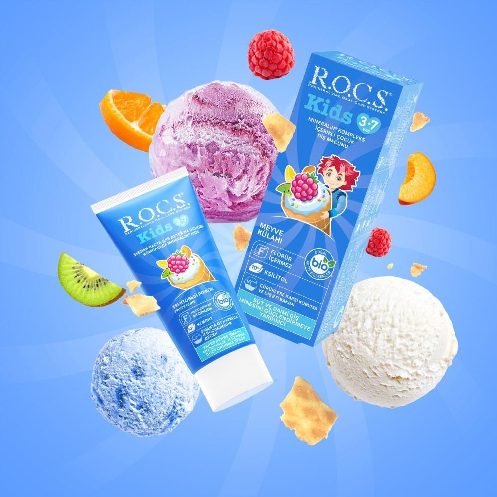 rocs kids toothpaste fruit flavor, children's toothpaste packaging, rocs kids toothpaste application ROCS Kids Toothpaste - Fruit Flavor | 3-7 Years ROCS Kids Toothpaste - Fruit Flavor | 3-7 Years kids-toothpaste, natural-fruit-flavor, dental-care, children-health, rocs, toothpaste-for-kids, 3-7-years, healthy-habits, gentle-formula, ai-generated