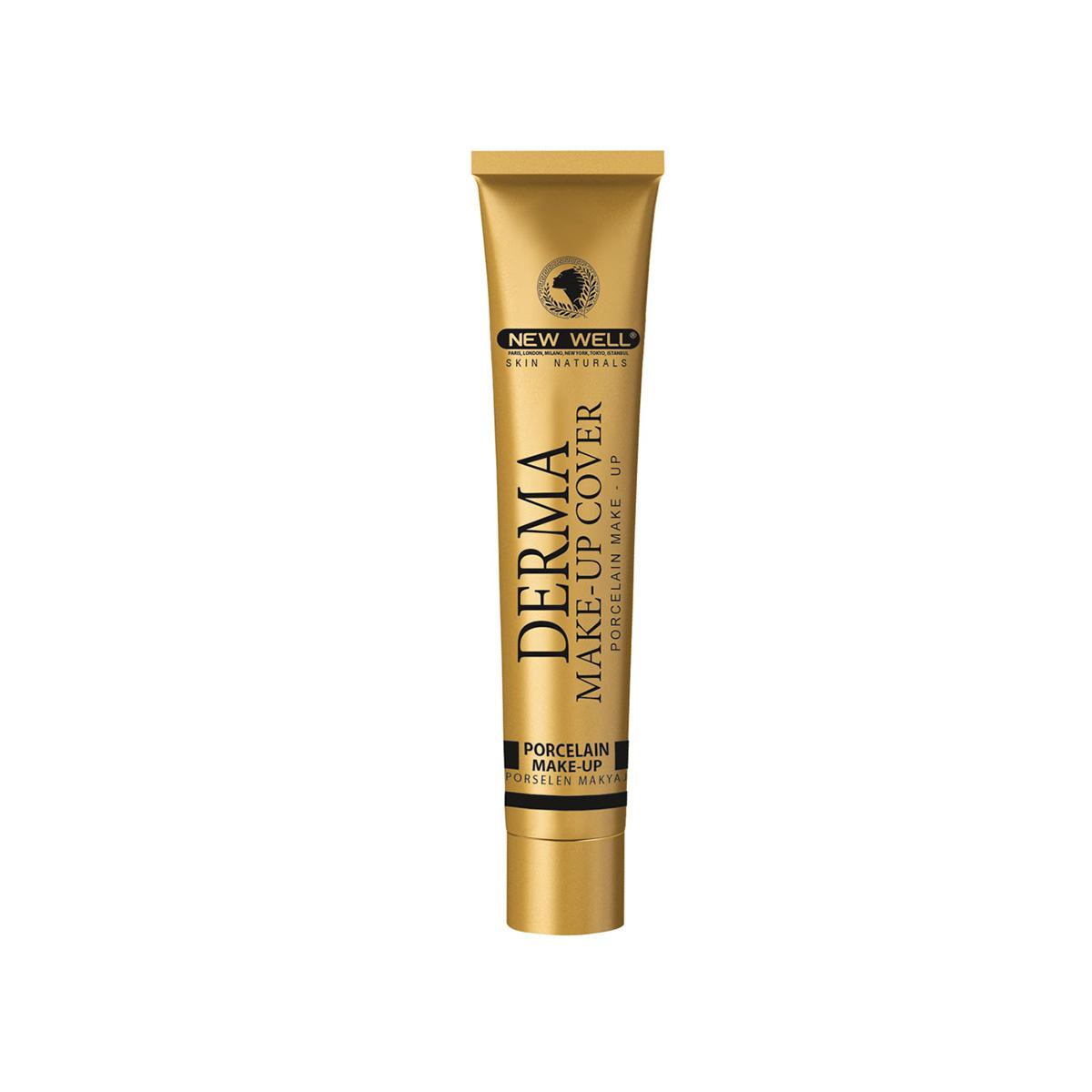 New Well Derma Cover Fondöten - High Coverage Foundation Makeup with SPF 15 - Dermatologist Recommended, Long Lasting, Silky Finish New Well Derma Cover Fondöten - High Coverage Foundation Foundation Makeup, High Coverage Foundation, Long Lasting Makeup, SPF 15 Foundation, Dermatologist Recommended Makeup, Silky Finish Foundation, Waterproof Makeup, Sensitive Skin Friendly, Everyday Makeup, Special Occasion Makeup, Cosmetics, Makeup Essentials