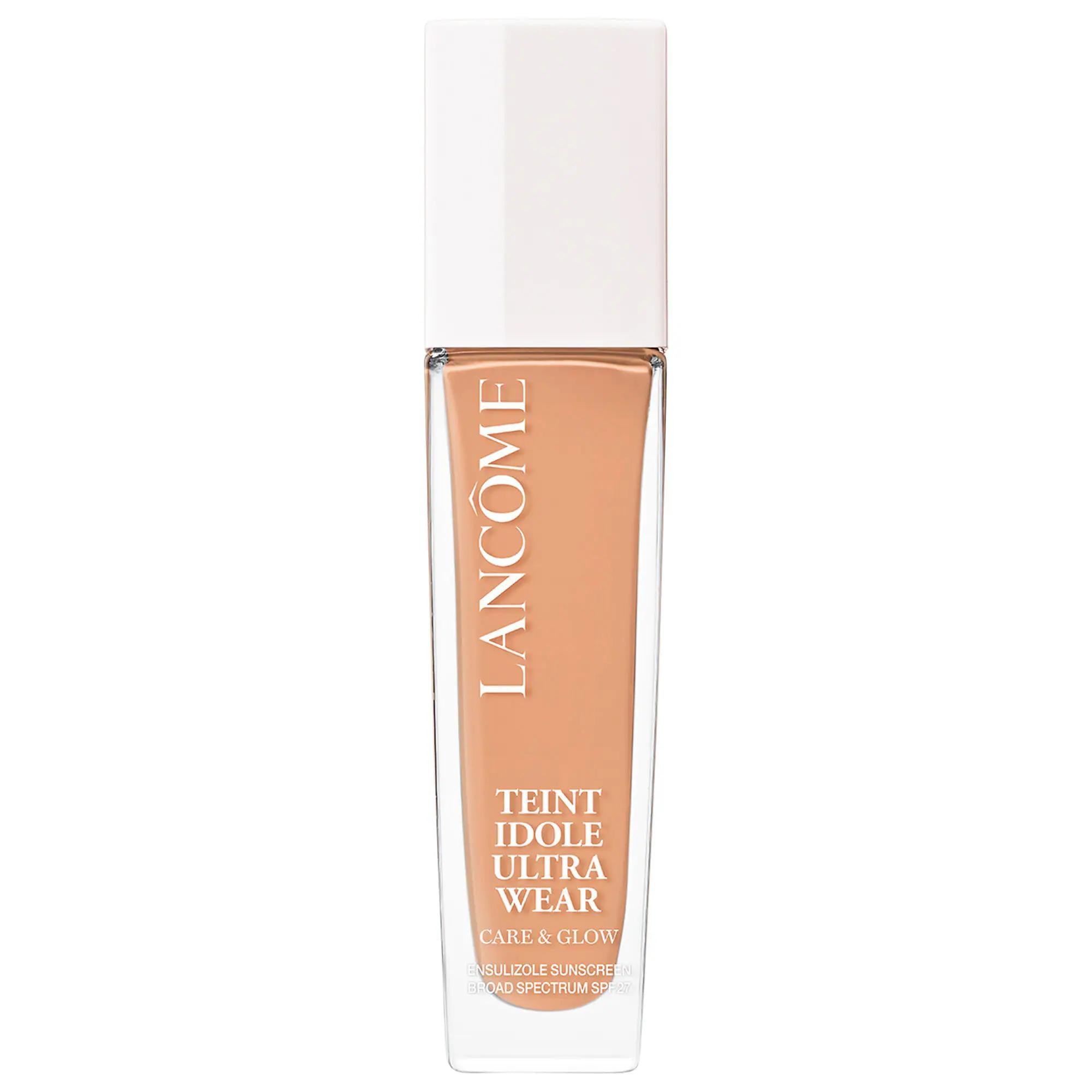 Lancôme Teint Idole Ultra Wear Care &amp; Glow Foundation: 24H Hydration, Natural Glow, Medium Coverage, SPF 27, Hyaluronic &amp; Mandelic Acid - Perfect for Sensitive Skin Lancôme Foundation: Hydrating, Glow, SPF - Teint Idole Ultra Wear Teint Idole Ultra Wear Care &amp; Glow Foundation, Hyaluronic Acid Foundation, SPF Foundation, Medium Coverage Foundation, Natural Glow Foundation, Hydrating Foundation, Foundation for Sensitive Skin, Long Wear Foundation, Transfer Resistant Foundation, Mandelic Acid Foundation, found