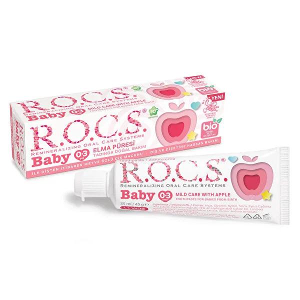ROCS Baby Toothpaste 35ml - Gentle Apple Flavored Oral Care for Infants &amp; Toddlers - image 4