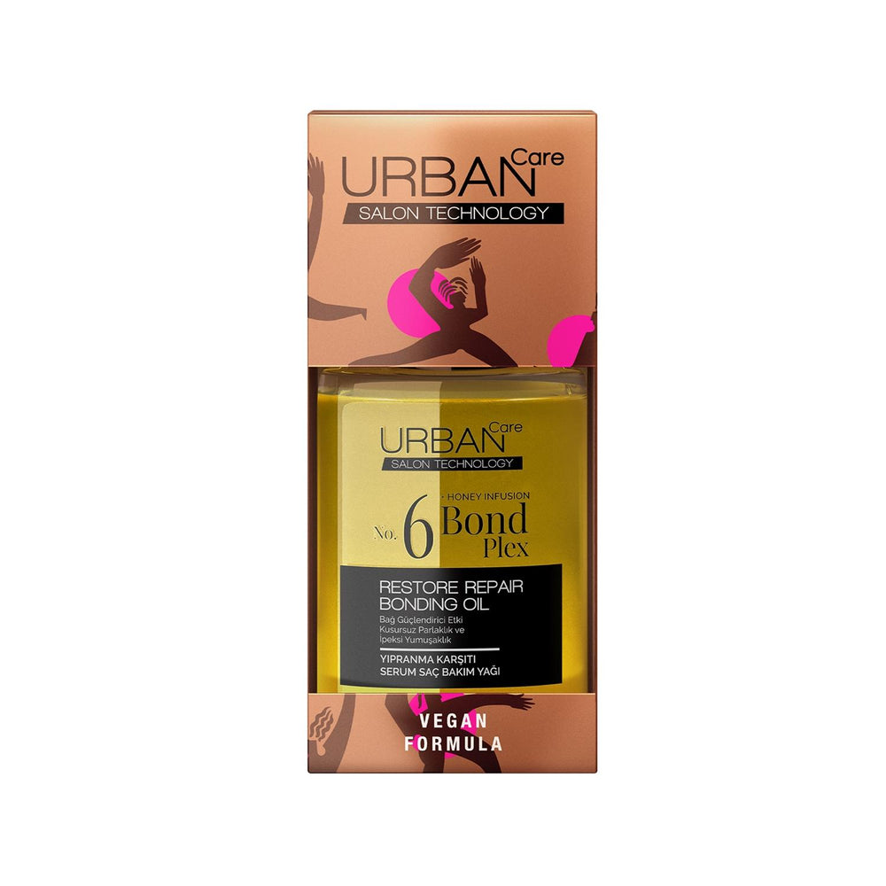 URBAN Care No.6 Bond Plex Anti-Damage Hair Care Oil - 100ml Nourishing Treatment for Damaged Hair - Hair Mask