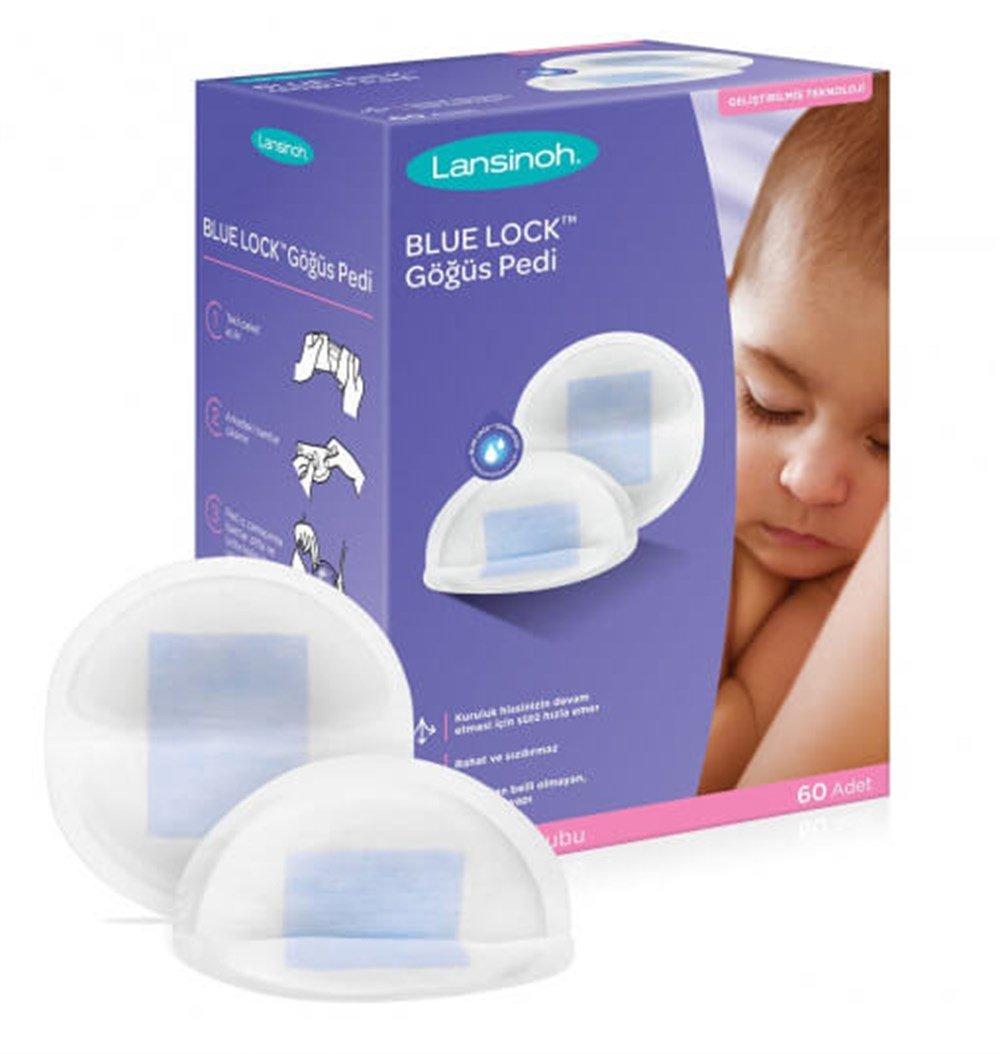 Lansinoh Blue Lock Breast Pads - Ultra-Thin, Discreet Nursing Pads for Breastfeeding Mothers - 60 Count - image 3