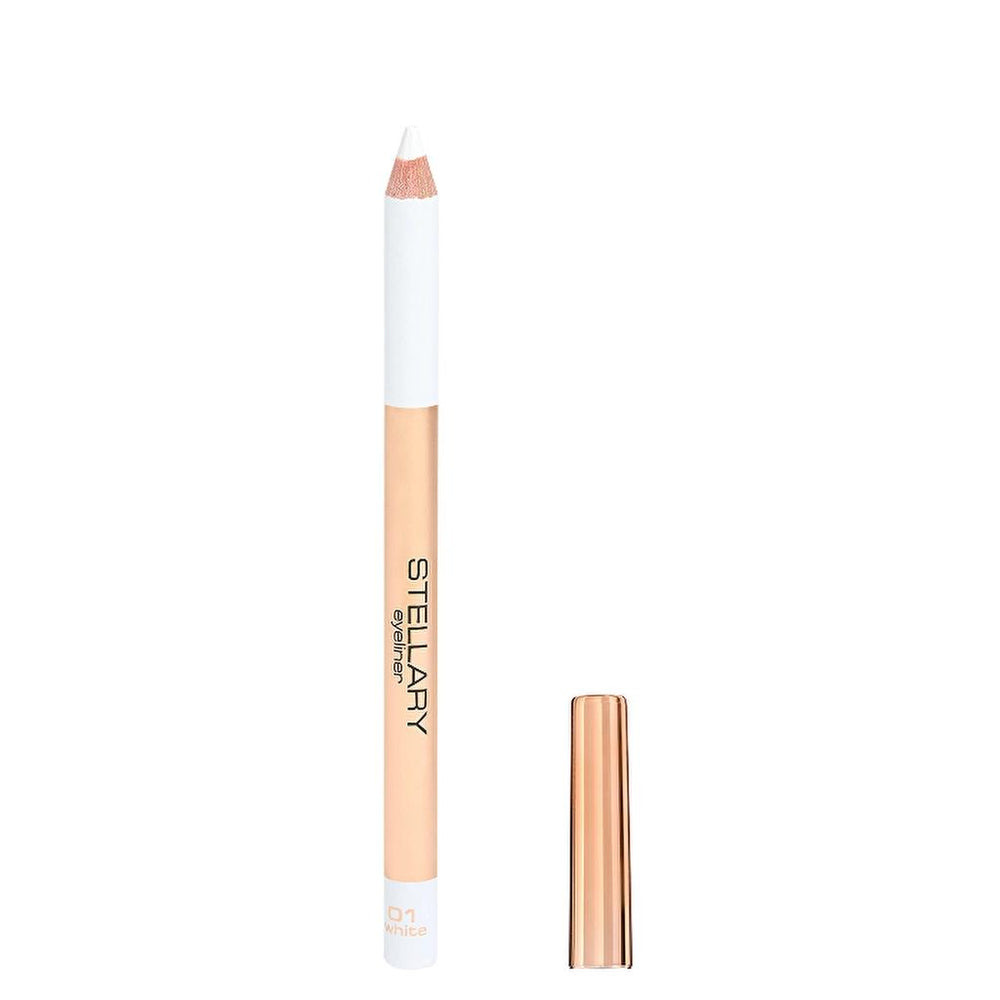 Stellary Eyeliner Pencil 01 White Smooth Wear