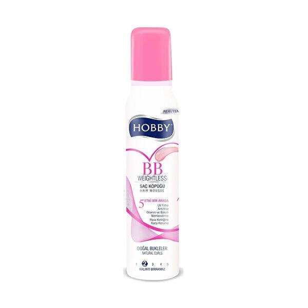 Hobby Hair Foam - Anti-Frizz, Residue-Free Hair Styling Product for Humid Conditions - 5.07 fl oz Hobby Hair Foam - Anti-Frizz Styling Product hair styling product, anti-frizz hair foam, residue-free hair styling, long-lasting hair hold, humidity-resistant hair styling, hair care, frizz control, styling products, hair foam, Hobby