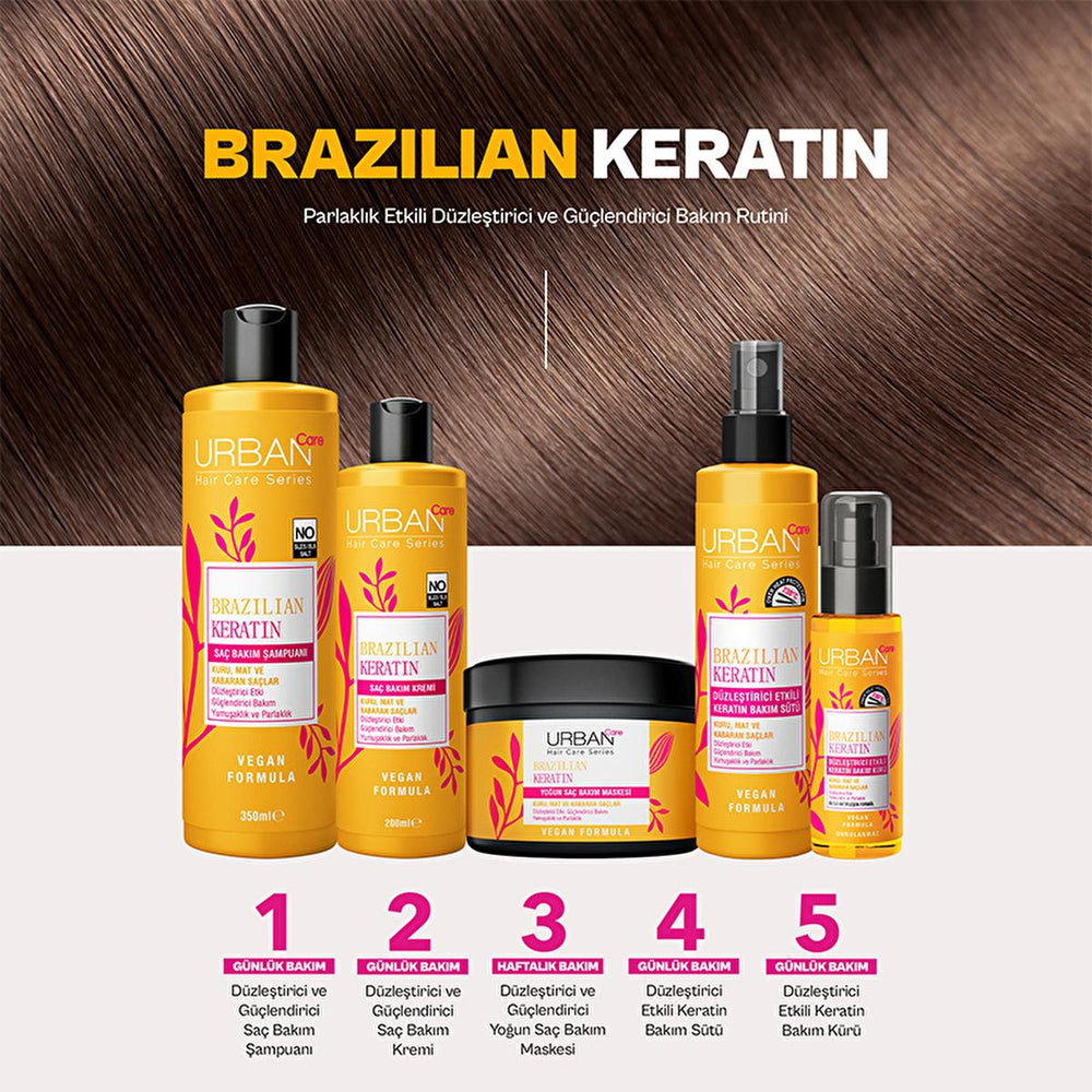 Urban Care Brazilian Keratin Hair Mask: Intense Smoothing, Frizz Control, Shine & Damage Repair - Vegan & Keratin Treatment Aftercare Urban Care Keratin Hair Mask: Smoothing, Frizz Control & Repair keratin hair mask, brazilian keratin treatment aftercare, frizz control hair mask, vegan hair mask, hair smoothing treatment, damaged hair repair mask, marula oil hair mask, hair shine mask, hair mask, keratin treatment, frizz control, vegan hair care, hair repair, shiny hair, marula oil, Vitamin E, dry hair, dam