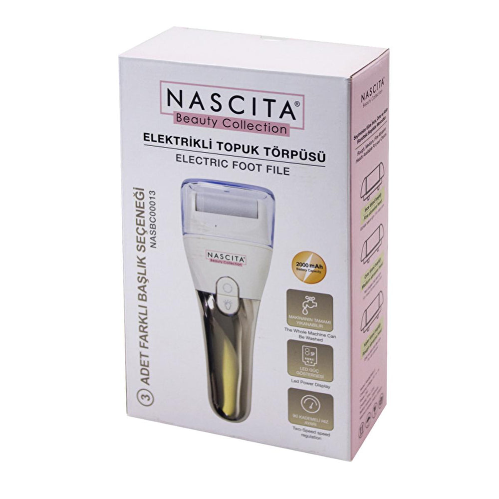 Nascita Elektrikli Ayak Törpüsü 13 - Electric Foot File for Smooth Feet - Rechargeable & Portable - view 2