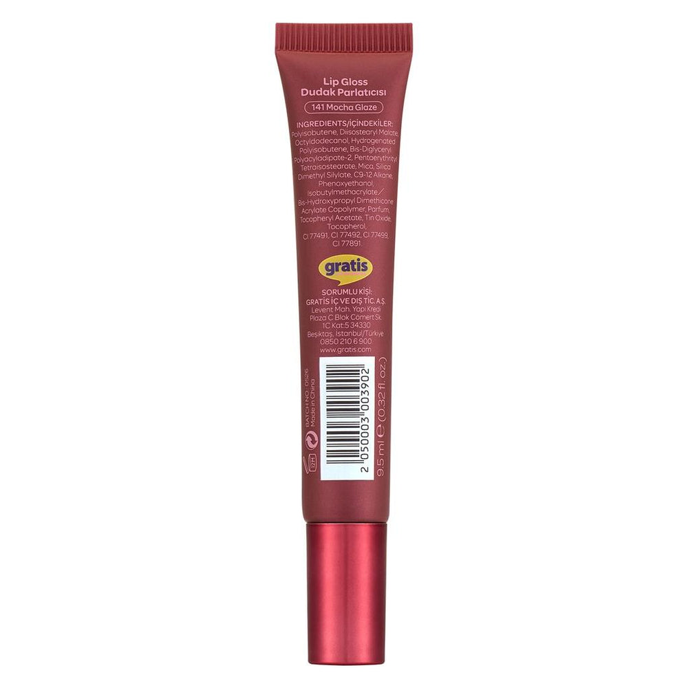 Beaulis Fun Kinda Glossy Lip Gloss in 141 Mocha Glaze