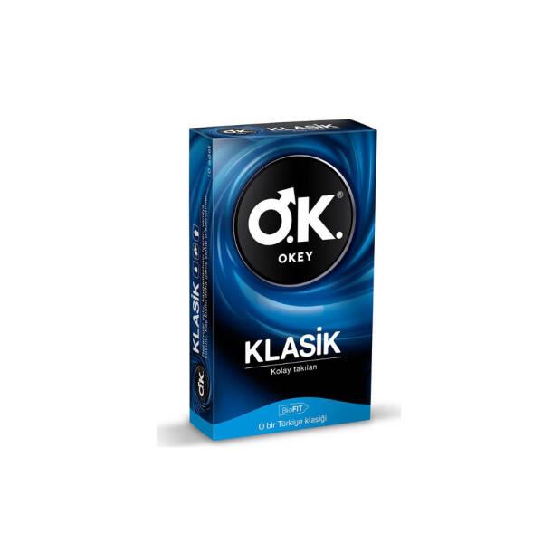 Okey Klasik Condoms - Safe Sex Essentials for Adults - Pack of 10 - Intimate Care