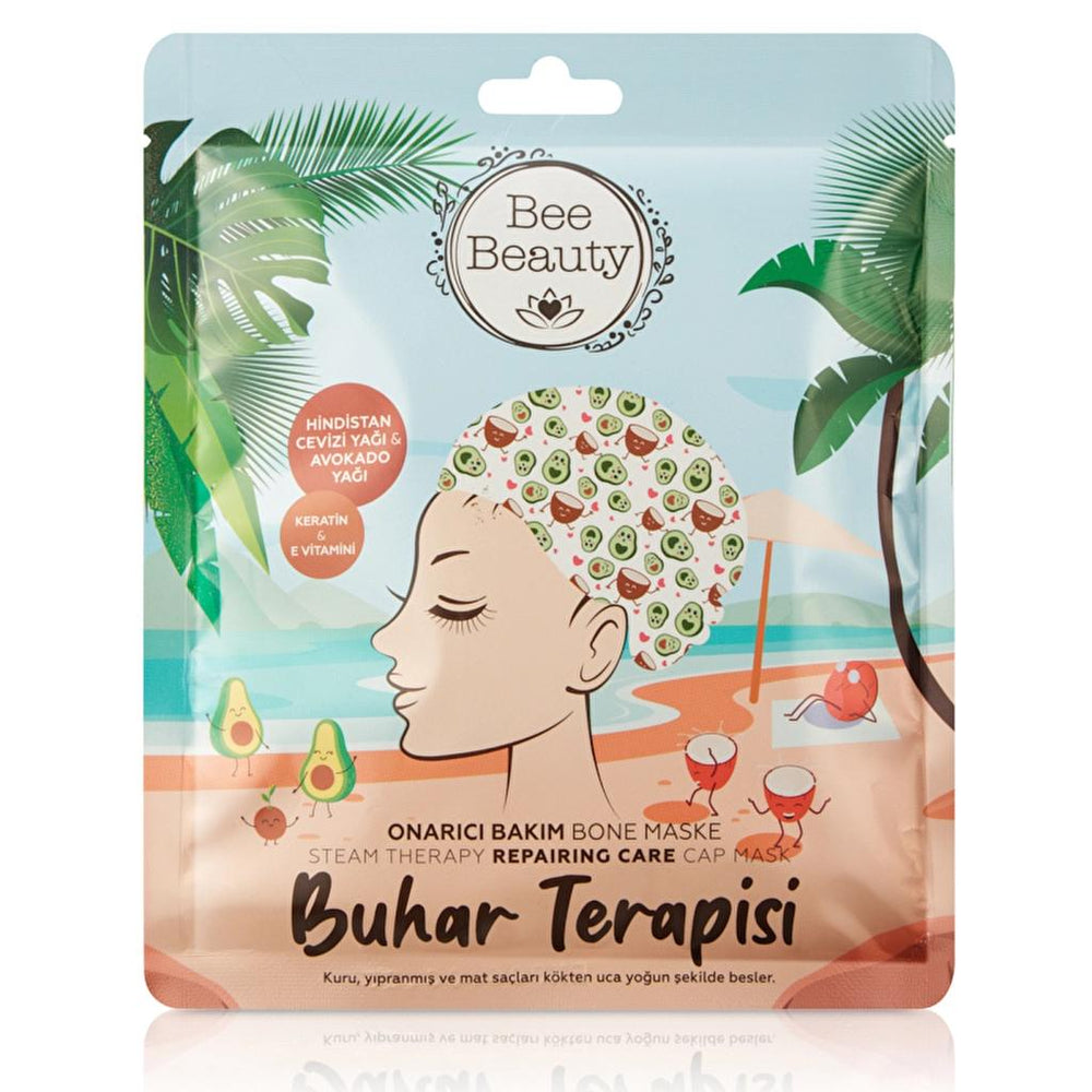 Bee Beauty Steam Therapy Repairing Hair Mask Cap