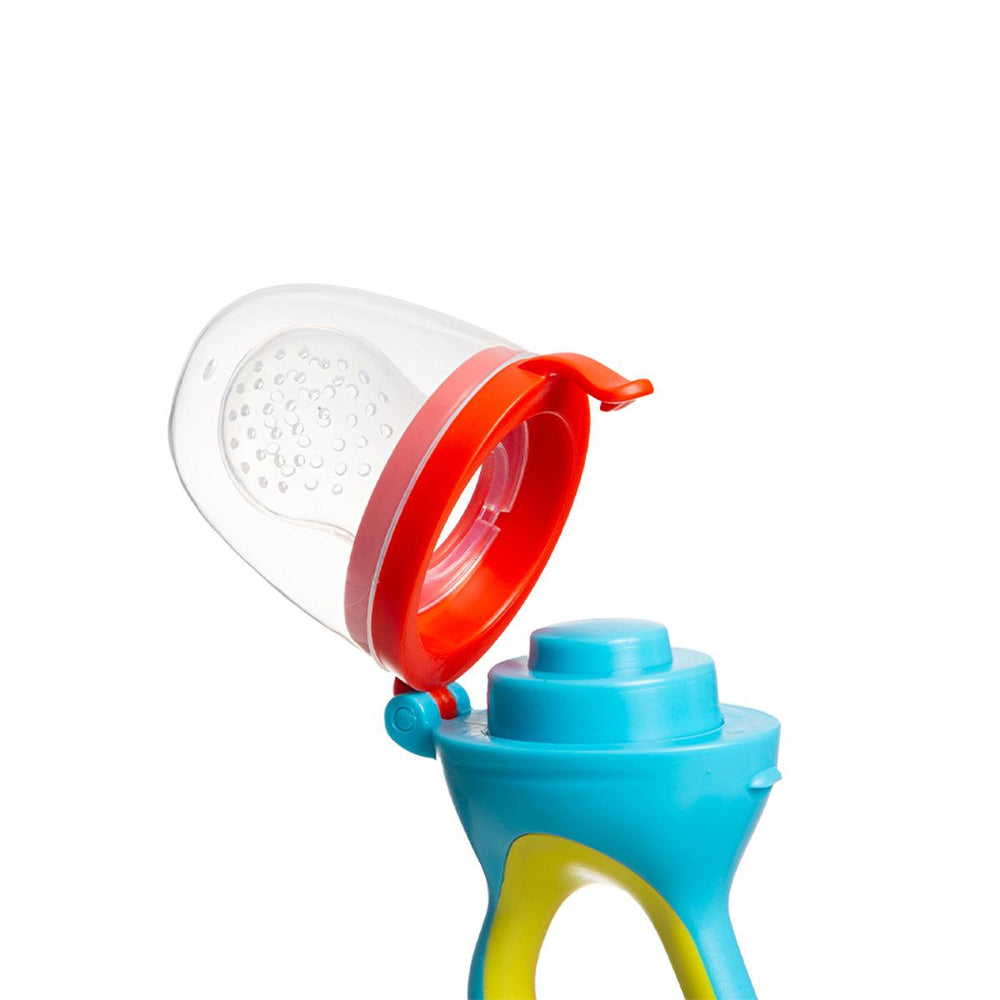 Babyjem Silicone Baby Fruit and Vegetable Teether - Safe Self-Feeding & Teething Relief for Infants 4+ Months Babyjem Silicone Teether for Safe Baby Feeding baby silicone teether, organic teething solution, baby fruit and vegetable feeder, silicone baby food feeder, baby self-feeding tool, baby feeding, teething relief, baby products, infant feeding, silicone baby products