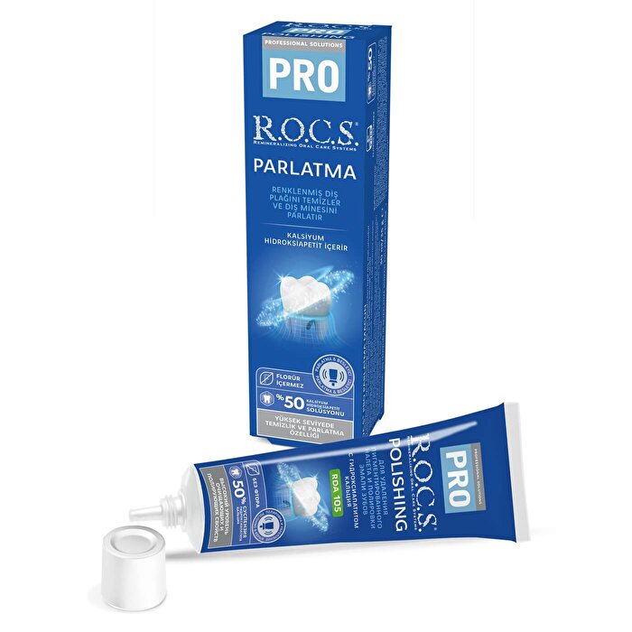 ROCS Natural Toothpaste - Sodium Fluoride | 3.4 oz Tube