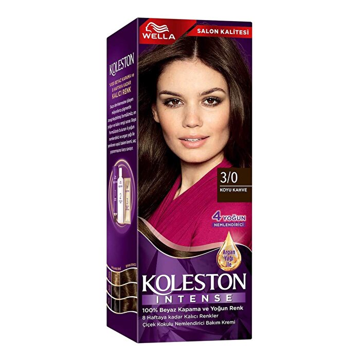 Wella Koleston Intense Permanent Hair Color 3/0 Dark Brown | 1.7 oz - Hair Dye