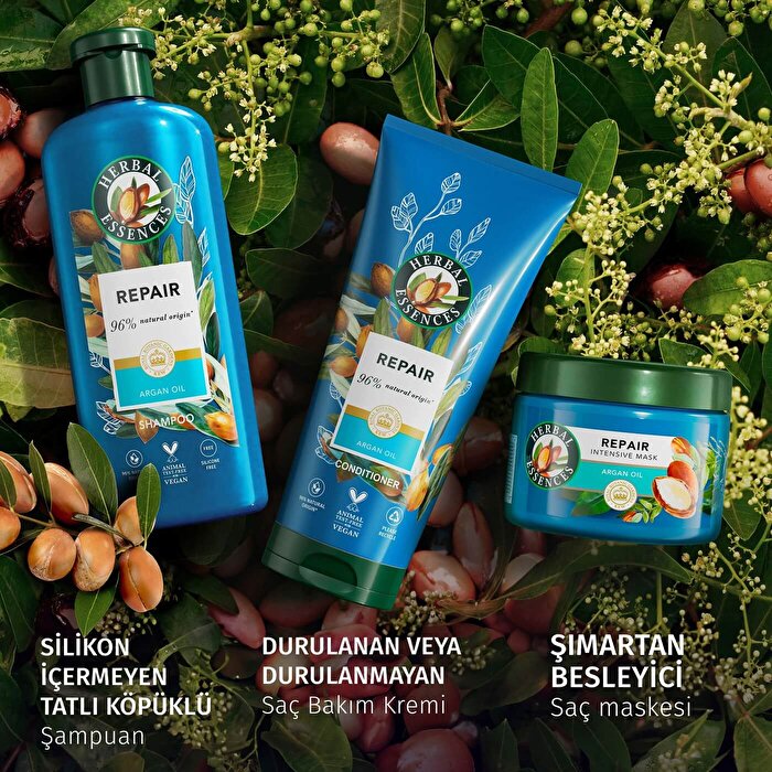 Herbal Essences Repairing Argan Oil Hair Mask 300ml - Nourishing Treatment - view 7