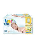 Uni Baby Wet Wipes for Newborns - 3 Packs of 40 Wipes, Gentle, Hypoallergenic, Natural Baby Care - image 3