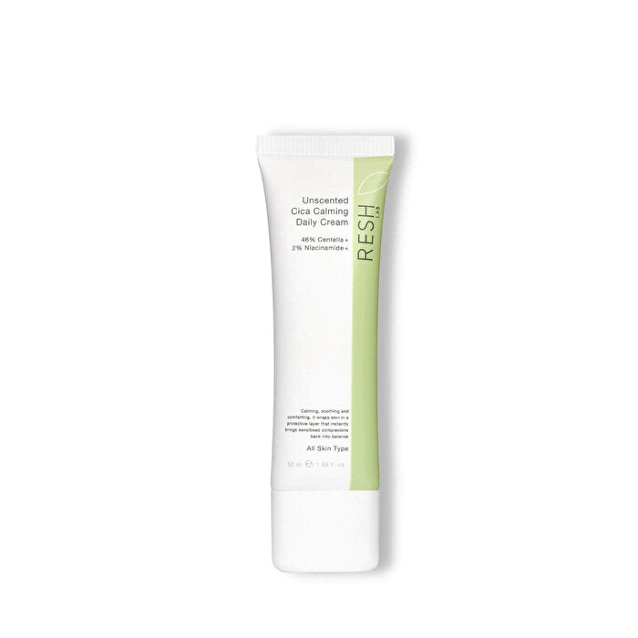 Resh Lab Unscented Cica Calming Cream 50ml - Gentle Formula | Korean Skincare - Face Cream