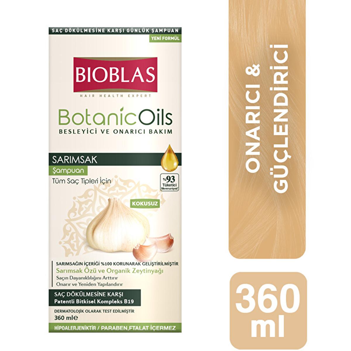 Bioblas Botanic Oils Garlic Shampoo - Nourishing, Paraben-Free, Organic Hair Care for Hair Loss - 12.18 fl oz Bioblas Garlic Shampoo - Organic Hair Care for Hair Loss garlic shampoo, organic hair care, paraben-free shampoo, hair loss treatment, natural shampoo, Bioblas, Botanic Oils, nourishing shampoo, strengthening shampoo, fragrance-free, daily hair care, sensitive scalp, hair nourishment, hair strengthening, chemical-free hair care