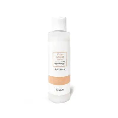 Bibimcos Rice Extract Toner 150 ml - Natural Hydrating Toner for Sensitive Skin - Toner