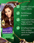 Wella Koleston Naturals Medium Chestnut 5/37 Hair Dye: Long Lasting Color & Gray Coverage with Nourishing Coconut Oil Wella Medium Brown Hair Dye: Gray Coverage & Coconut Oil hair dye, hair color, gray coverage hair dye, coconut oil hair dye, permanent hair color, medium brown hair dye, at home hair color, hair coloring kit, hair coloring, hair color cream, long lasting hair dye, natural hair dye, hair dye for women, hair dye for men, coconut oil, hair care, beauty, personal care, hair treatment, gray hair 