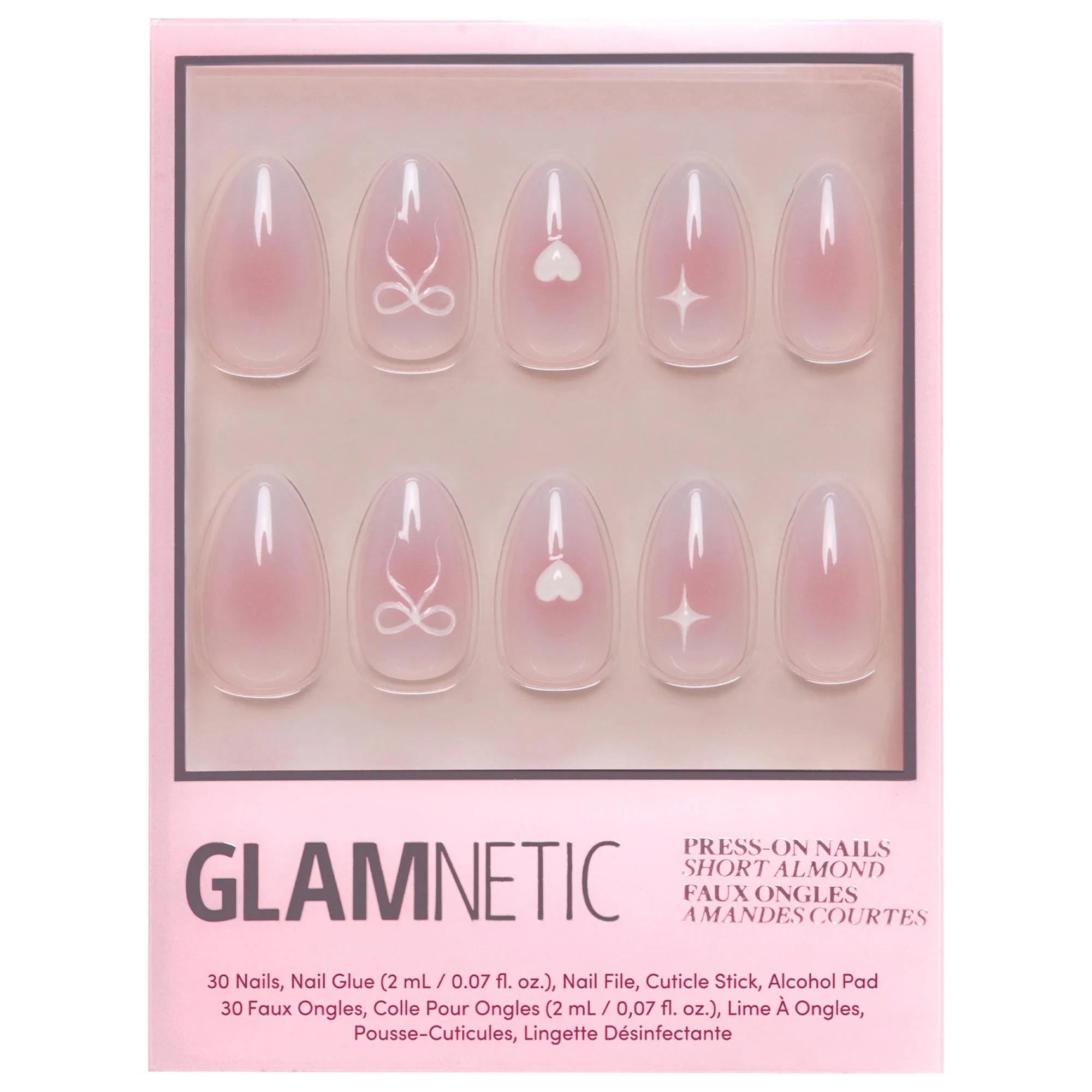 Glamnetic Press-On Nail Kit - Easy At-Home Manicure Solution with Reusable Nails, Chemical-Free, Variety of Styles Glamnetic Press-On Nail Kit - Reusable & Chemical-Free press-on nail kit, at-home nail solution, DIY nail kit, reusable nails, chemical-free beauty products, cruelty-free, nail care, at-home manicure, salon-quality nails, nail glue, nail file, cuticle stick, alcohol pad, beauty essentials, nail beauty products, long-lasting nail solution, convenient beauty products