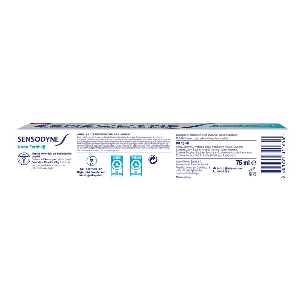 Sensodyne Mint Fresh Toothpaste for Sensitive Teeth 75 ml