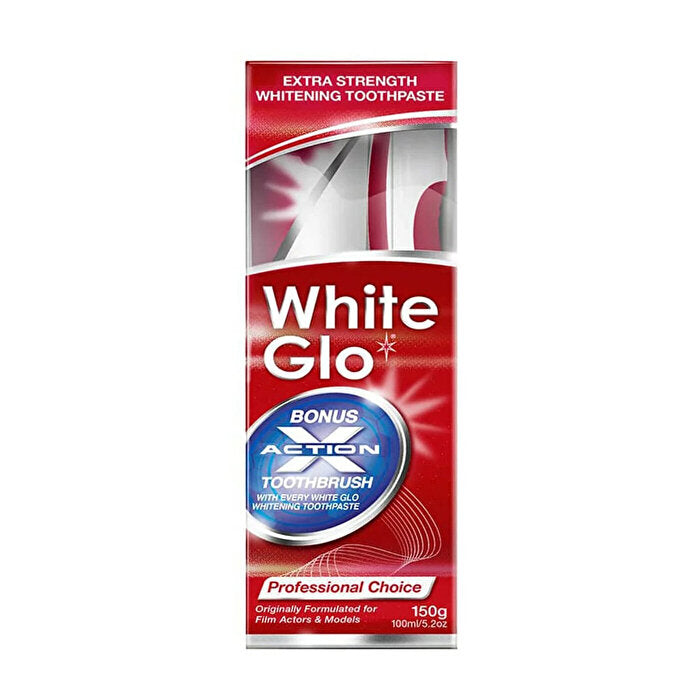 White Glo Extra Whitening Toothpaste 100ml - Brightening Formula | Dental Care