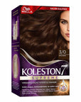 Wella Koleston Supreme Dark Brown Hair Dye 3/0 - Intense Color, Gray Coverage & Shine - Permanent At-Home Hair Color Kit Wella Koleston Dark Brown Hair Dye: Gray Coverage & Vibrant Color hair dye, dark brown hair dye, Koleston Supreme, at home hair color, gray coverage hair dye, permanent hair color, hair coloring kit, hair color with oil treatment, long lasting hair color, hair color, dark brown hair, gray coverage, at-home color, permanent color, coloring kit, oil treatment, long-lasting, hair, beauty, pe