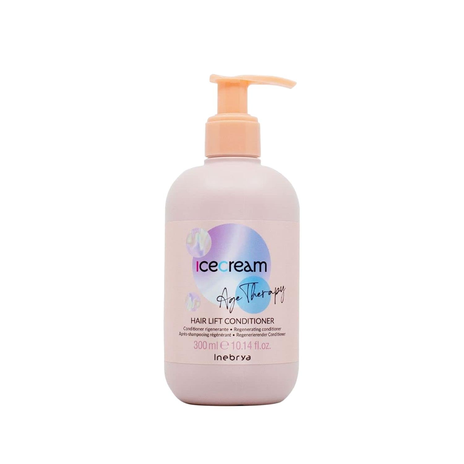 Inebrya Ice Cream Age Therapy Hair Lift Anti-Aging Hair Care Cream 300ml - Nourishing & Rejuvenating Inebrya Ice Cream Age Therapy Hair Lift - Anti-Aging Hair Care anti-aging hair care, hair nourishment cream, Inebrya Ice Cream, Age Therapy hair treatment, hair care products, hair rejuvenation, hair nourishment, hair repair, hair treatment, cosmetic hair care
