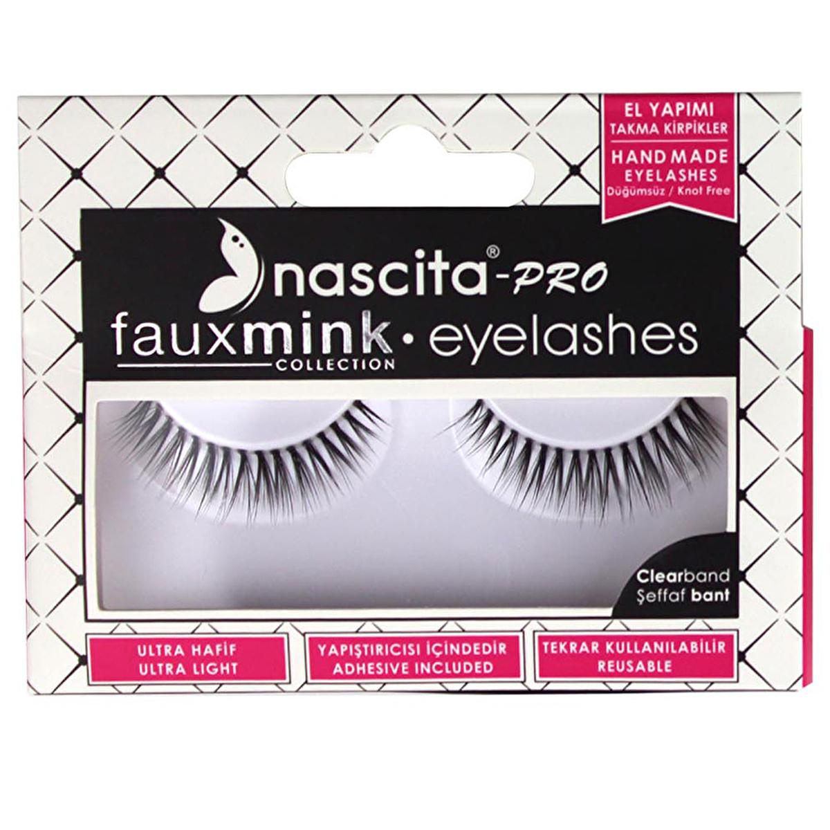 Nascita Pro Fauxmink False Eyelashes 091 - Easy to Apply, Natural Look, Includes Adhesive Nascita Pro Fauxmink Eyelashes 091 - Natural & Easy to Apply False Eyelashes, Fauxmink Eyelashes, Easy to Apply Eyelashes, Eyelash Kit with Adhesive, Natural Look False Eyelashes, Cosmetic, Beauty, Eye Makeup, Nascita Pro, Fauxmink, Makeup Accessories, Special Occasion Makeup, Everyday Makeup, Eyelash Enhancement