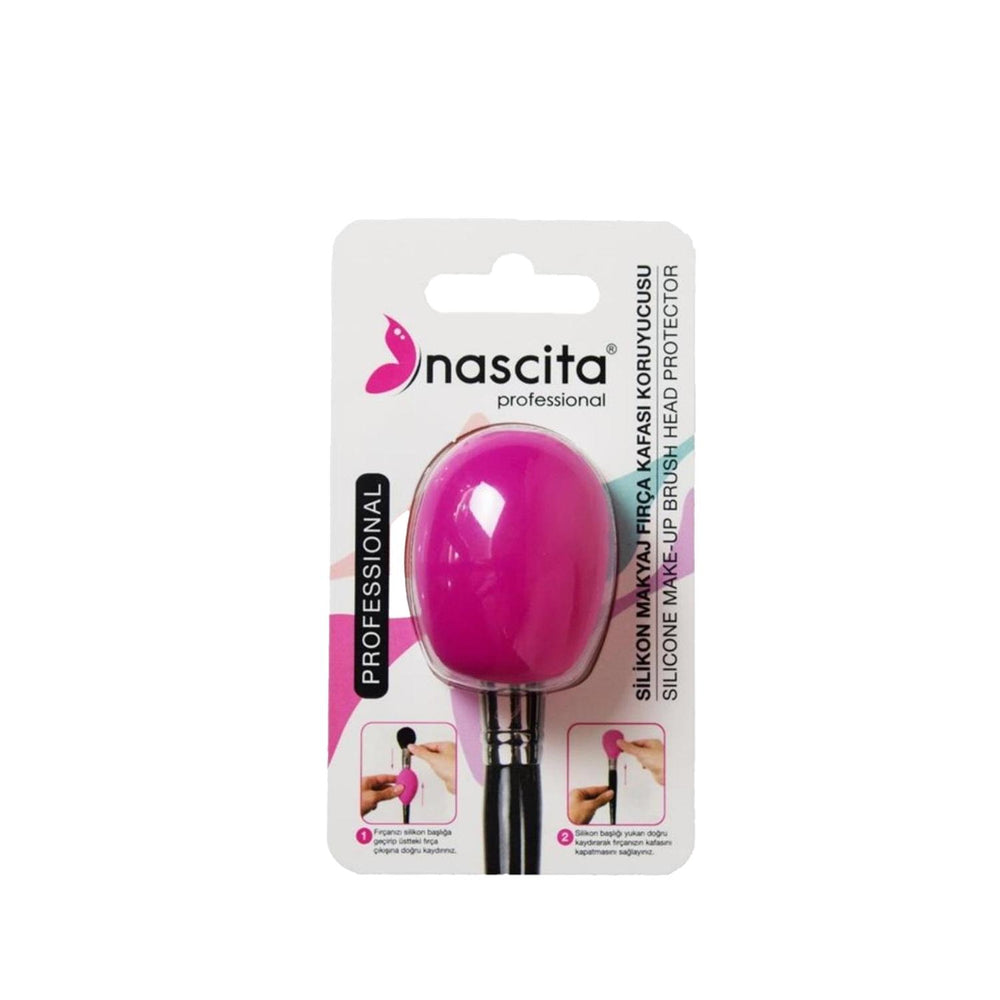 Nascita Makeup Brush Protector - Silicone Brush Cover for Cosmetic Tools Nascita Makeup Brush Protector - Silicone Cover Makeup brush protector, Silicone brush cover, Cosmetic tool accessories, Brush care, Nascita makeup tools, Beauty essentials, Makeup accessories, Travel-sized beauty products, Cosmetic storage, Makeup brush storage