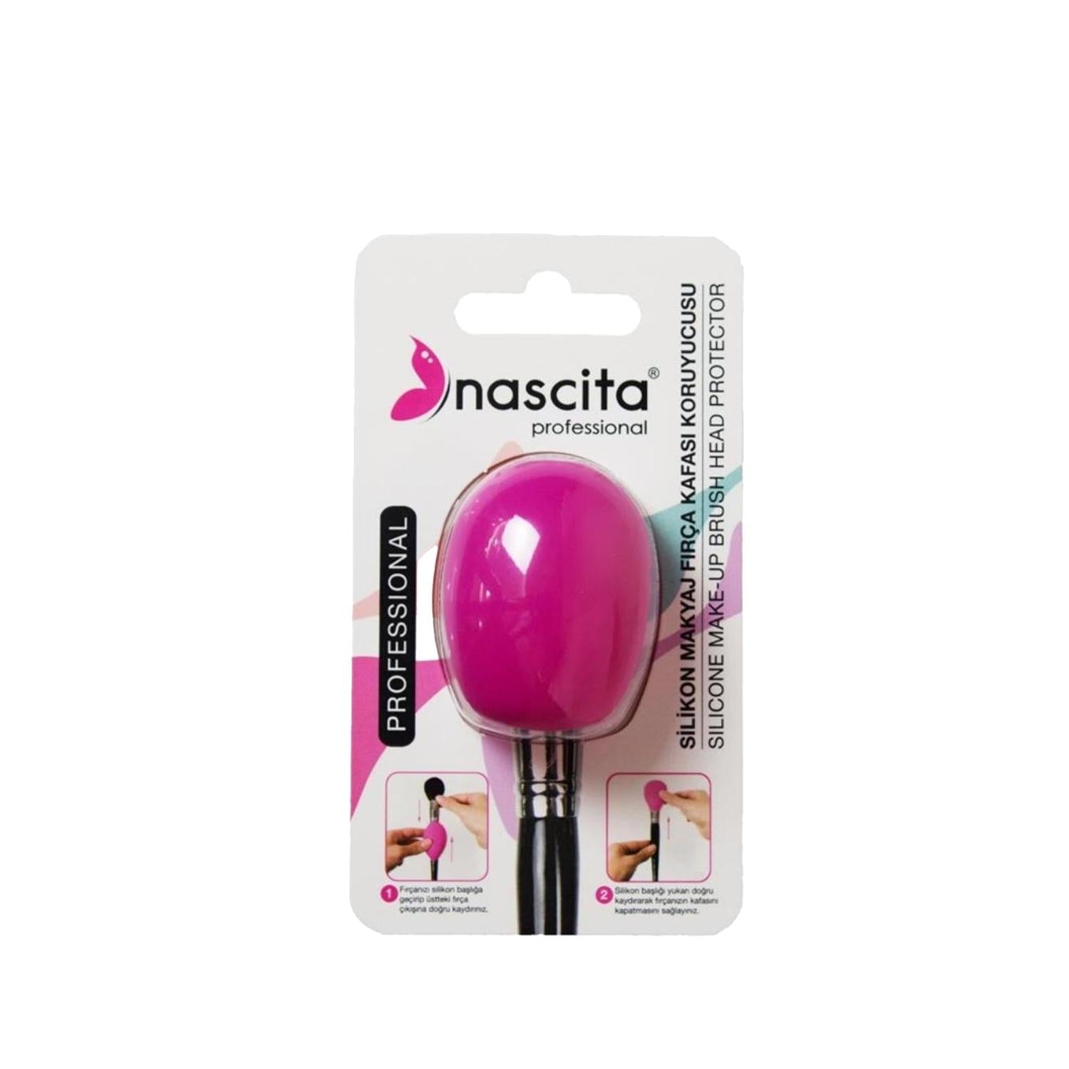 Nascita Makeup Brush Protector - Silicone Brush Cover for Cosmetic Tools Nascita Makeup Brush Protector - Silicone Cover Makeup brush protector, Silicone brush cover, Cosmetic tool accessories, Brush care, Nascita makeup tools, Beauty essentials, Makeup accessories, Travel-sized beauty products, Cosmetic storage, Makeup brush storage