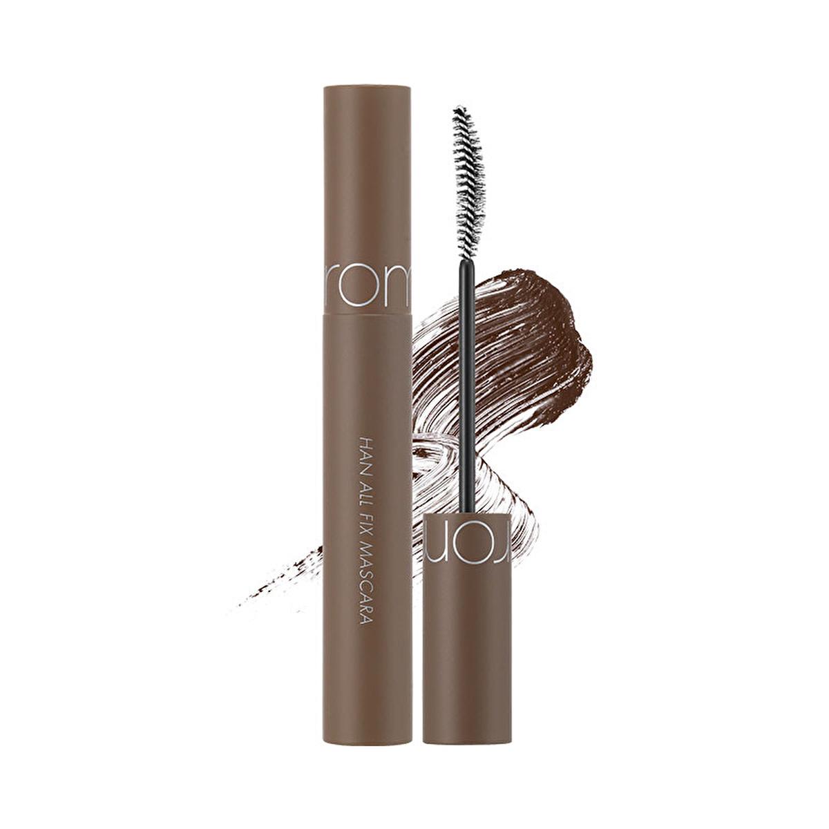 rom&amp;nd Han All Fix Mascara L03 Long Hazel: Achieve Long-Lasting Curl &amp; Volume with Smudge-Proof K-Beauty Formula rom&amp;nd Mascara: Long-Lasting Curl &amp; Volume, Smudge-Proof rom&amp;nd mascara, Han All Fix Maskara, long-lasting mascara, smudge-proof mascara, volumizing mascara, Korean mascara, waterproof mascara, oil-resistant mascara, mascara for long curl, hazel mascara, mascara, K-beauty, Korean beauty, eye makeup, long-wearing mascara, curl-enhancing mascara, smudge resistant, flake free, hazel, hazel color, ev