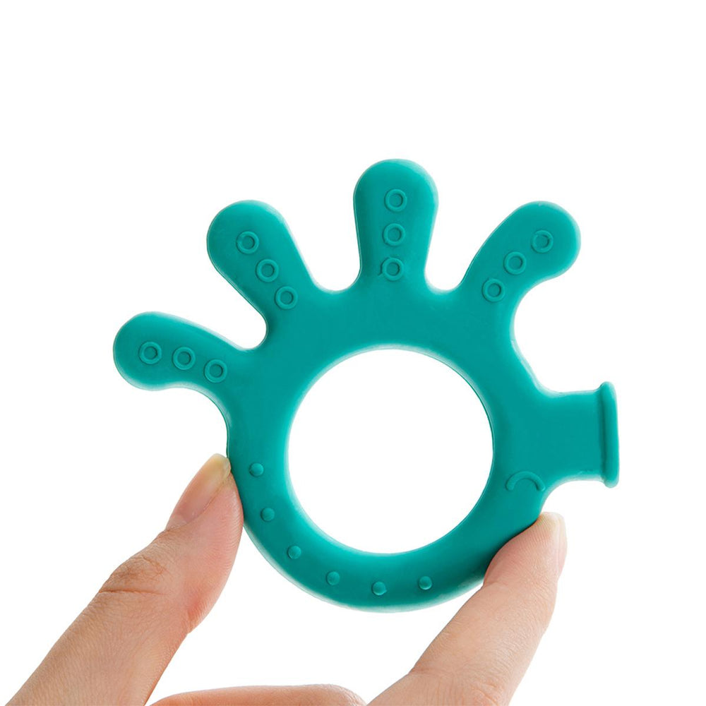 Babyjem Baby Teether Toy, Soft and BPA Free Teething Relief for Infants - Green Octopus - Baby Care
