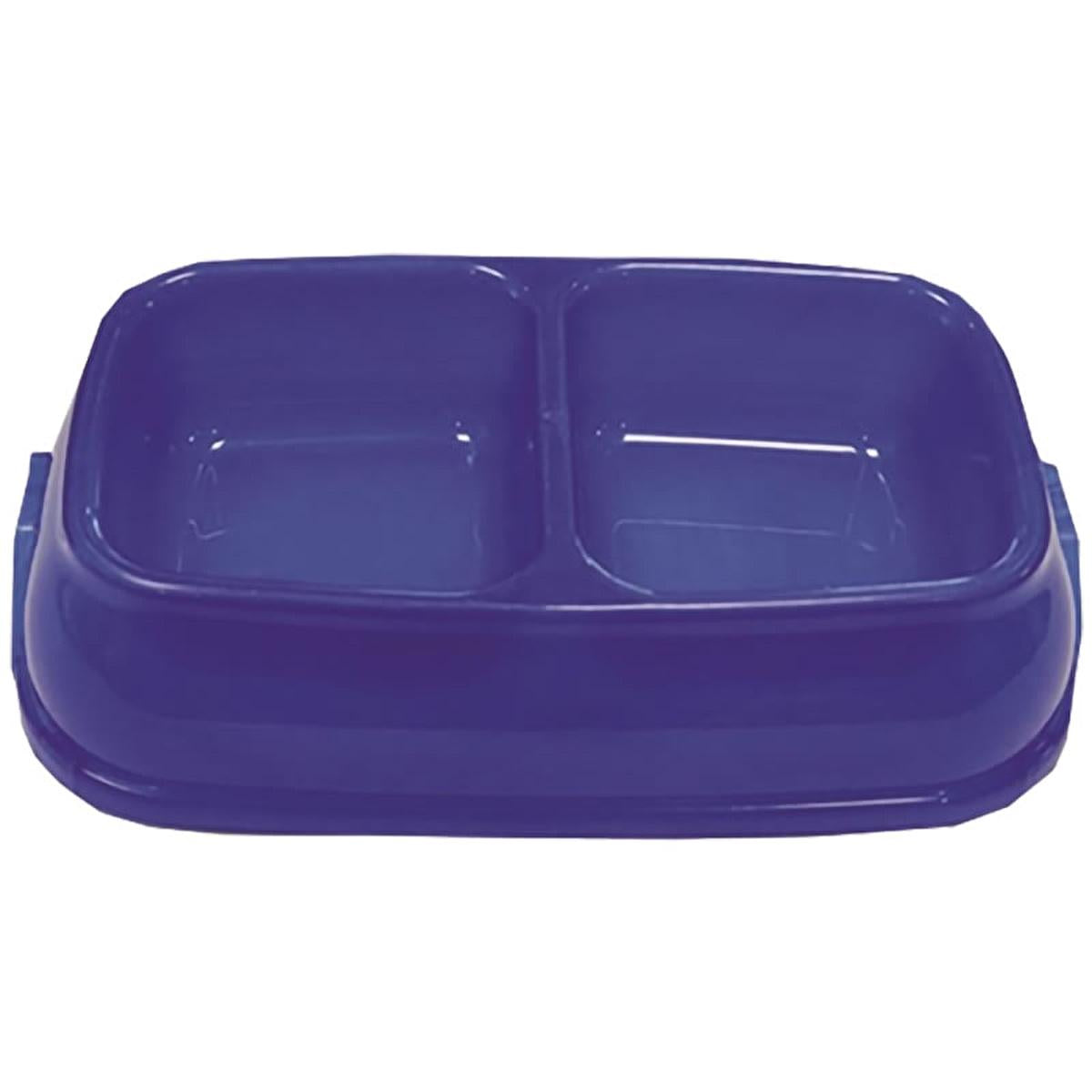 Pet's Family Plastic Double Pet Food Container - 0.5L Capacity, Durable & Easy to Clean Pet's Family 0.5L Double Pet Food Container - Durable & Easy Clean pet food container, plastic pet bowl, double pet food container, pet accessory, pet feeding container, pet storage, pet care, pet supplies, durable pet container, easy to clean pet bowl, multi-pet household solutions, pet organization