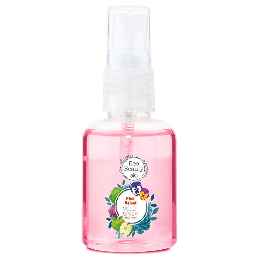 Bee Beauty Pink Velvet Body Spray 50ml - Moisturizing, Refreshing Fragrance for All Seasons - Fragrance