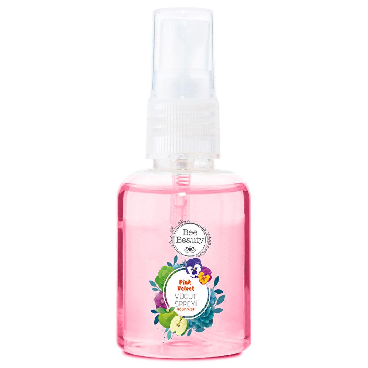 Bee Beauty Pink Velvet Body Spray 50ml - Moisturizing, Refreshing Fragrance for All Seasons Bee Beauty Pink Velvet Body Spray 50ml - Refreshing & Moisturizing Body Spray, Pink Velvet Fragrance, Moisturizing Body Spray, Bee Beauty Body Spray, 50 ml Body Spray, Refreshing Fragrance, Personal Hygiene, Confidence Boost, Moisturizing, All Seasons, Layering Fragrance, Daily Use, Portable, Hydrating, Soft Skin