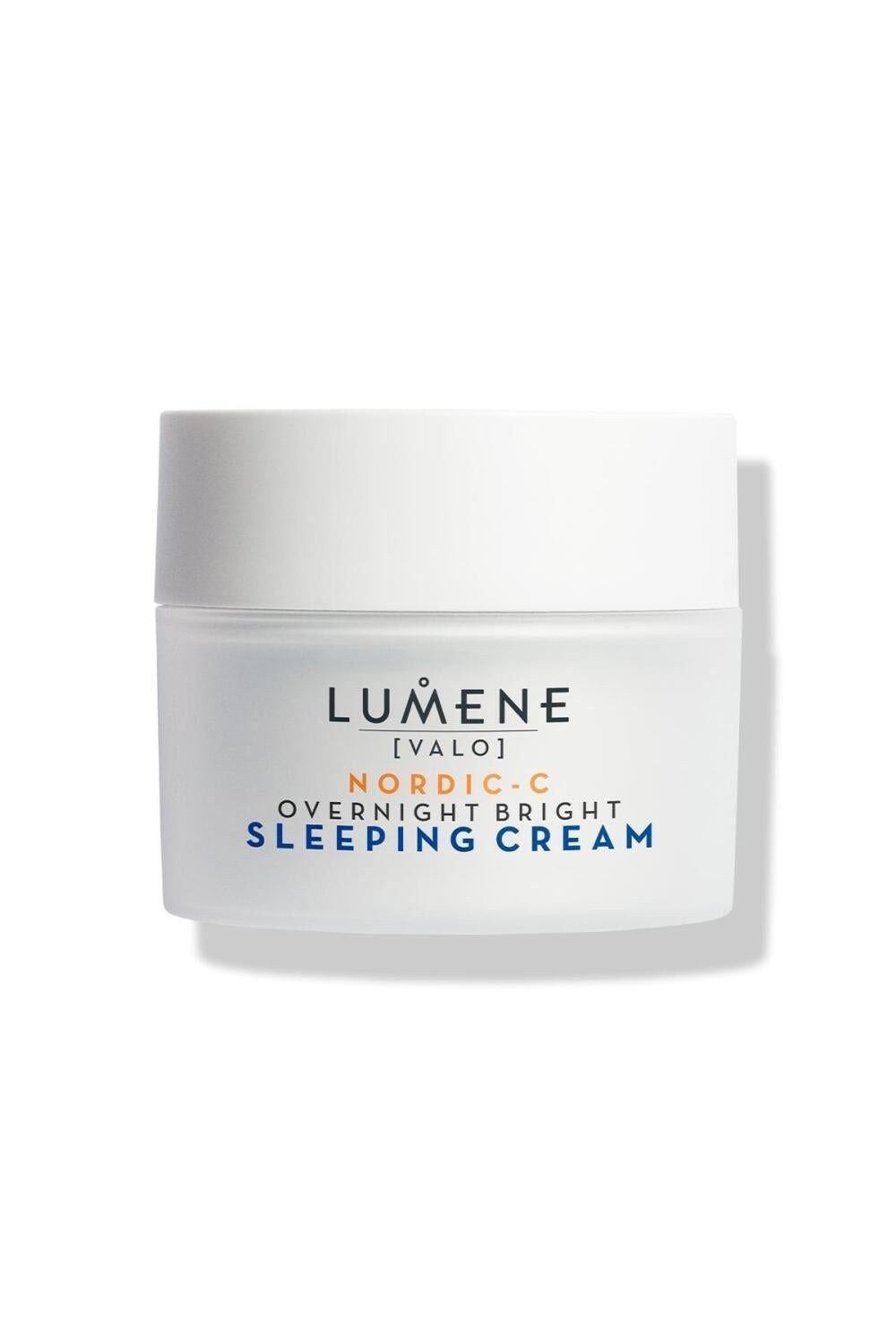 lumene overnight brightening cream 50 ml, lumene night care moisturizer with cloudberry extract Lumene Brightening Overnight Cream - Night Care | 50 ml Lumene Brightening Overnight Cream | 50 ml lumene, overnight-cream, brightening-cream, night-care, vegan-skincare, blemished-skin, hydrating-cream, scandinavian-beauty, hyaluronic-acid, ai-generated