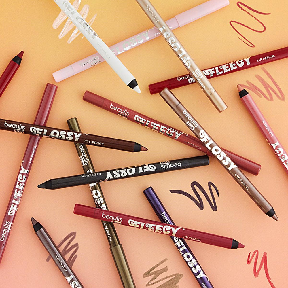 Beaulis Fun Flossy Eyeliner - Vibrant, Creamy Eye Makeup in 9 Colors - Eyeliner