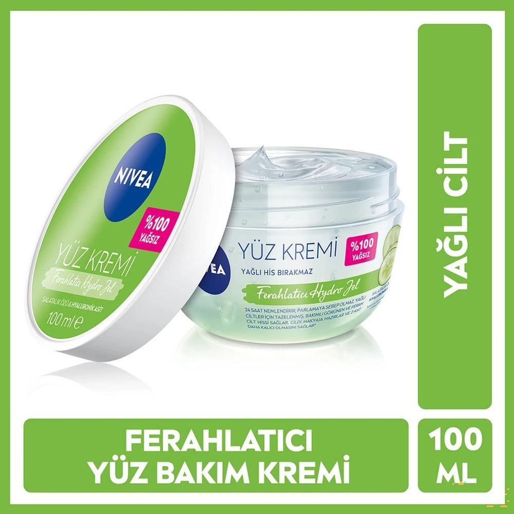 Nivea Refreshing Hydro Gel Face Cream with Hyaluronic Acid 100ml
