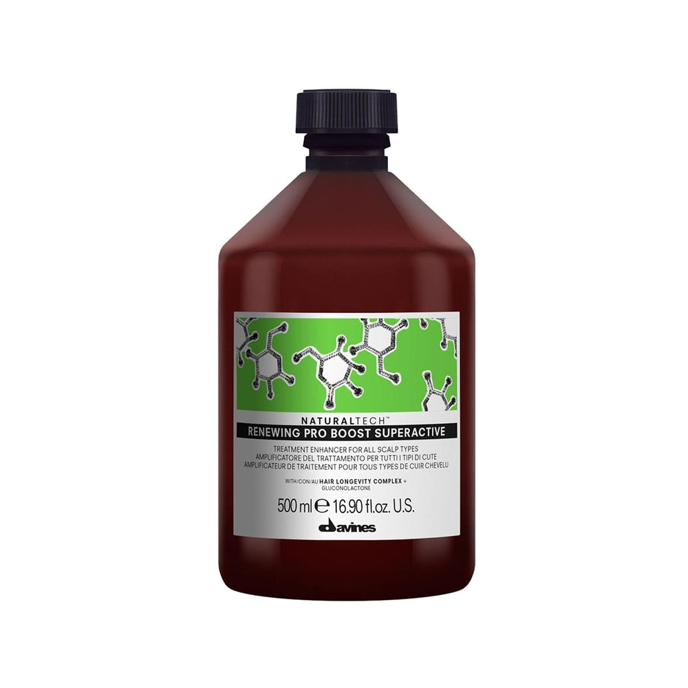 Davines NaturalTech Renewing Pro Boost Superactive Hair Strengthening Serum 500ml - Natural Hair Care for Damaged Hair Davines NaturalTech Renewing Pro Boost Hair Serum Davines NaturalTech, Renewing Pro Boost, Superactive hair serum, Natural hair care, Professional hair strengthening treatment, Hair care, Natural ingredients, Damaged hair repair, Hair strengthening, Professional hair care, NaturalTech, Davines products