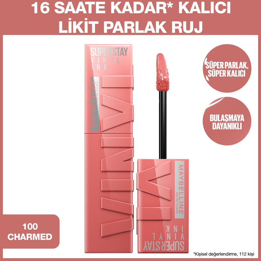 Maybelline New York Super Stay Vinyl Ink Liquid Lipstick - Long-Lasting Glossy Lip Color, Smudge-Proof & Non-Sticky - view 7