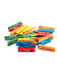 Lino Wooden Clips - Colorful 45mm Crafting Clips for Art Projects & Organization - Pack of 25 - view 2