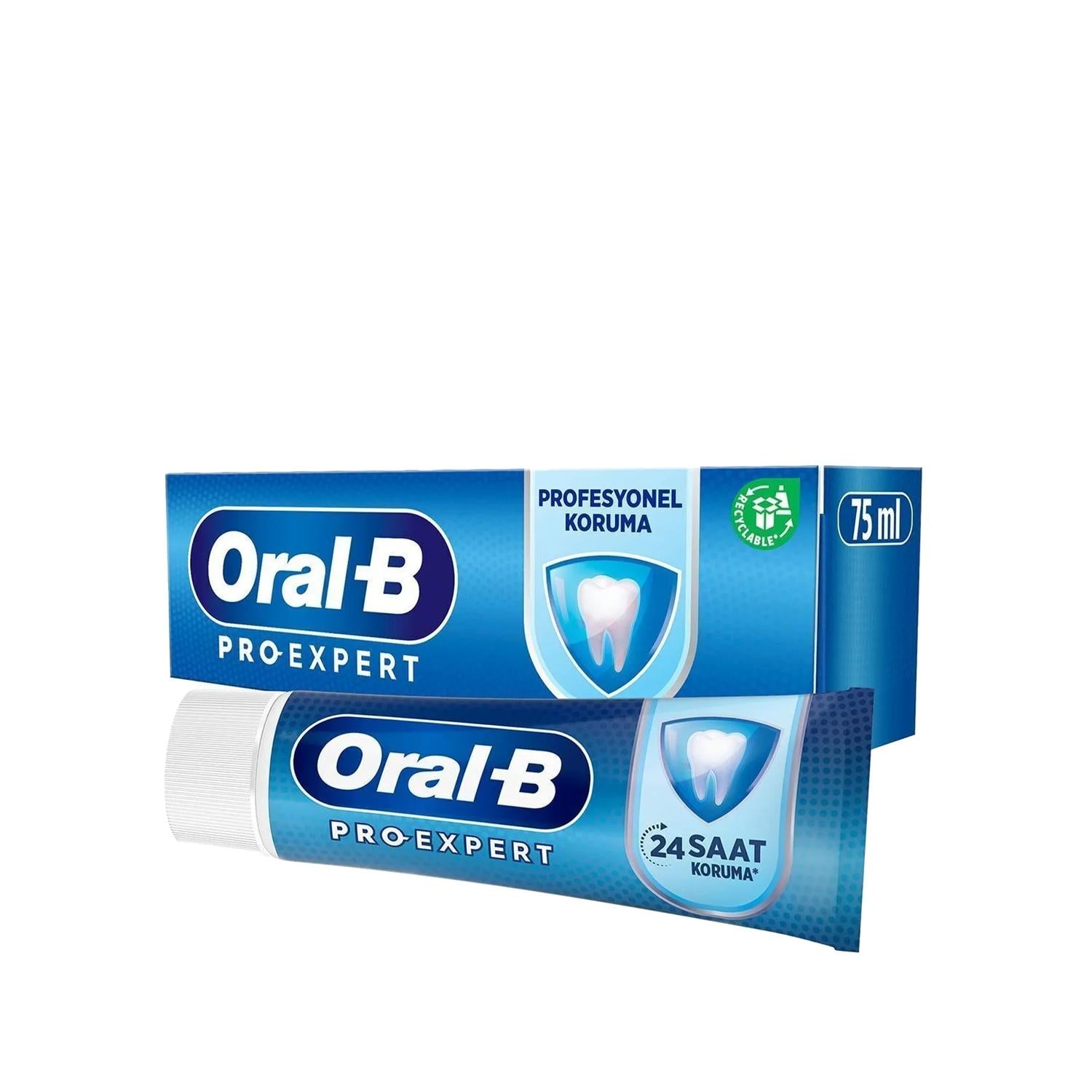 Oral-B Pro Expert Toothpaste for Professional Protection - 75ml, Enhances Oral Health &amp; Hygiene Oral-B Pro Expert Toothpaste for Professional Protection Oral-B Pro Expert, Toothpaste, Professional Protection, Oral Health, Dental Care, Oral Hygiene, Toothpaste for Daily Use, Professional Oral Care, Healthy Smile, Gingivitis Prevention, Plaque Prevention