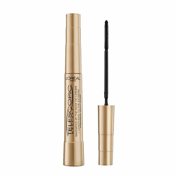 Loreal Paris Telescopic Gold Mascara - Long-Lasting, Volumizing Black Mascara for Lengthening and Separating Lashes - image 9